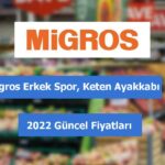 Migros Erkek Spor, Keten Ayakkabı fiyatları 2022