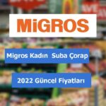 Migros Kadın Suba Çorap fiyatları 2022