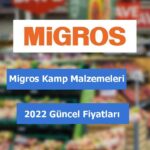 Migros Kamp Malzemeleri fiyatları 2022