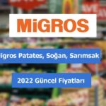 Migros Patates, Soğan, Sarımsak fiyatları 2022